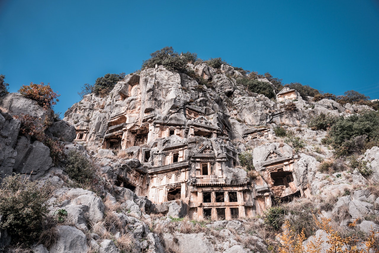 Ancient Lycia Mountainous Region in Antalya Turkey