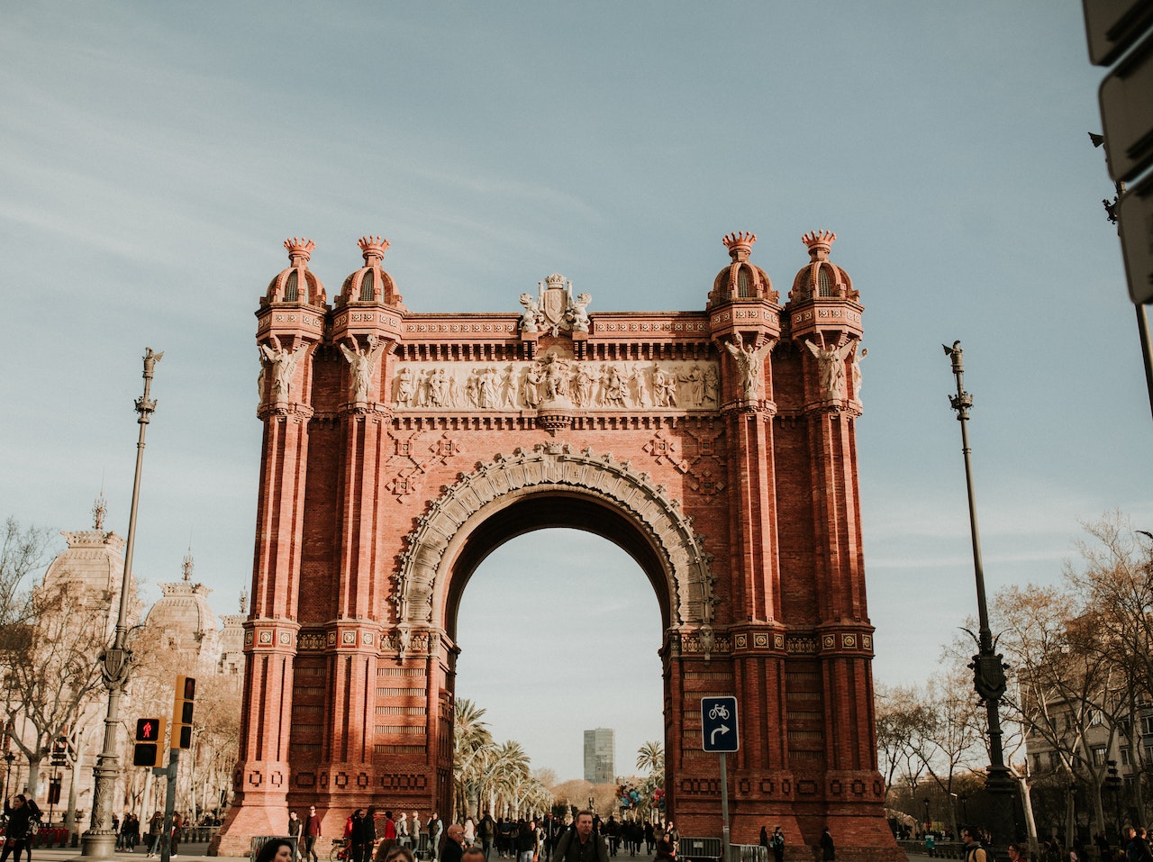 Arc de Triomf in Barcelona, Spain