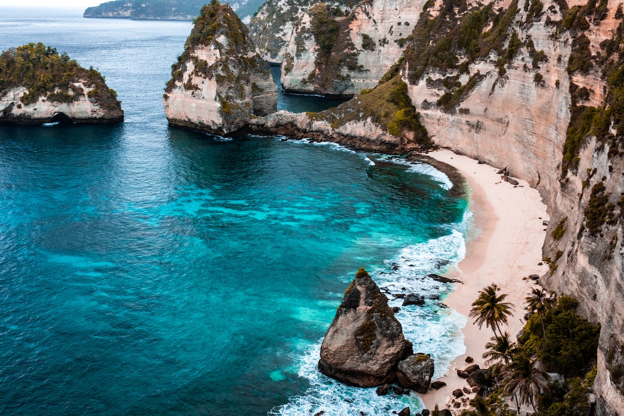 High Angle Photo of Beach - Bali